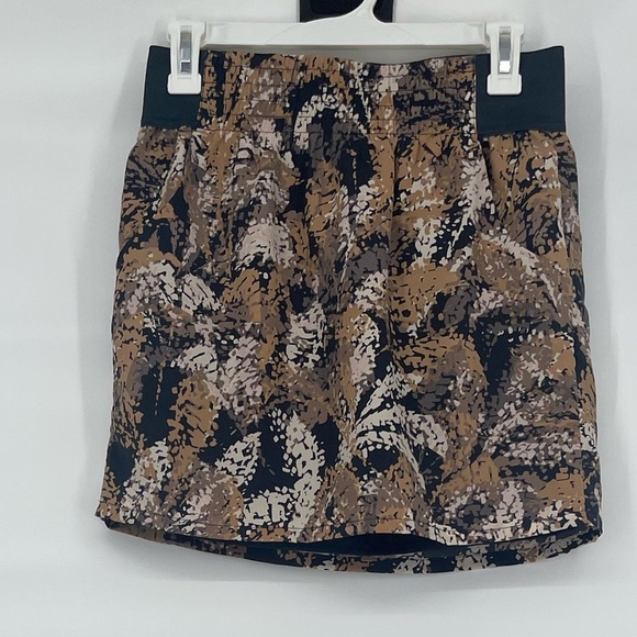 Gap factory nwt gold teal patterned pocket mini skirt - Picture 1 of 10